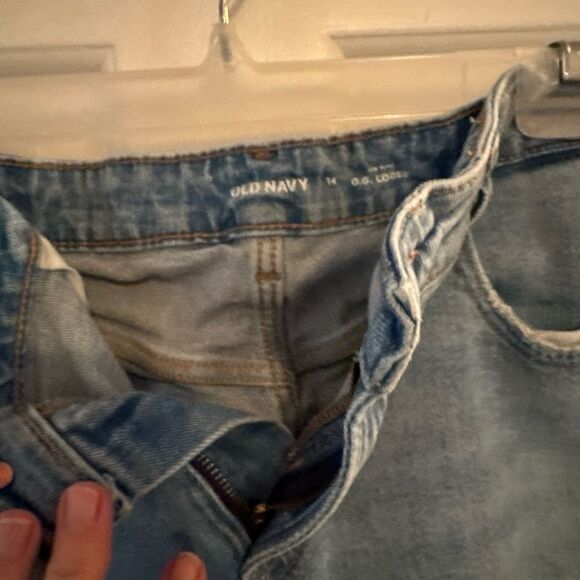 - Old Navy O. G. Loose size 14.  Waist 34@, length 37”, Rise 9” - Picture 5 of 7